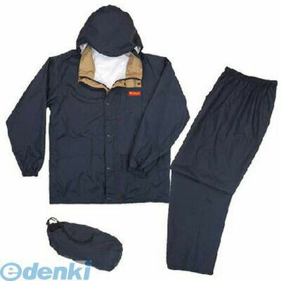 【即納在庫品】「直送」カジメイク 7200553L エントラントレインスーツ ネイビー 3L KAJIMEIKU