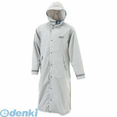 【即納在庫品】「直送」カジメイク 726071M エントラントレインコート シルバー M KAJIMEIKU DOQMENT Mサイズ 縫製合羽 作業用品 衣料