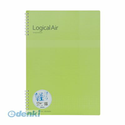 ナカバヤシ 64407 エアーWリングノートA4／ホウガン5ミリ40マイG NW－A403S－G