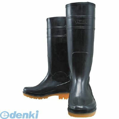 直送 代引不可・他メーカー同梱不可 おたふく手袋 JW708BK250 耐油長靴ロングタイプ 黒 25．0【キャン..