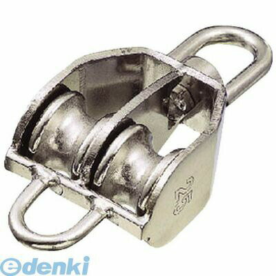 (LINEクーポン有)水本機械製作所 MBK25W ステンレス 豆ブロック2車ベケ付 参考使用荷重70kgf ベケット..