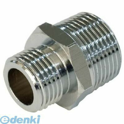 アソー PN1064 フレキ用ニップル Pニップル 黄銅製 PF3／4×PT1／2