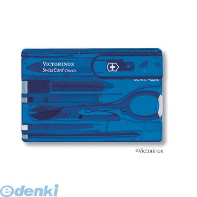VICTORINOX - 直送 代引不可・他メーカー同梱不可 ビクトリノックス VICTORINOX 0.7122.T2 SWISS CARD スイスカードT2 BL【キャンセル不可】