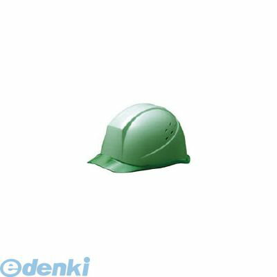 【受注生産品 納期-約1ヶ月】ミドリ安全 SC11PCLVRAKPG バイザー型 通気孔付ヘルメット グリーン