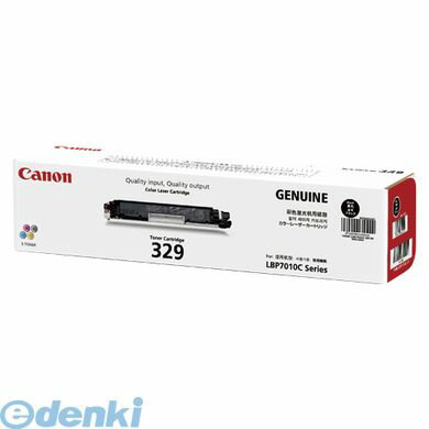 正品 - (LINEクーポン有)キヤノン CANON CRG-329BLK カラーレーザートナー【1本】 CRG329BLK ブラック トナーカートリッジ 純正 キャノン