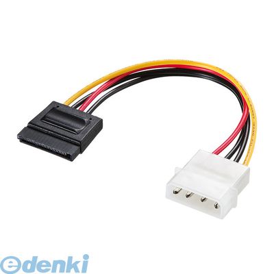 サンワサプライ TK-PWSATAN シリアルATA電源ケーブル【大4pin オス−SATA15pinメス】 SATA電源ケーブル SUPPLY SANWA