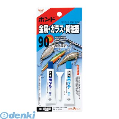 コニシ0120-281-168【商品説明】■充てん性、高耐久性、高耐水性、2液混合型、90分硬化開始。■5分硬化型より接着力や耐水性に優れる。■スポーツ、レジャー用品の修理。■陶磁器製品の補修。■照明器具の部分補修。■工芸品の組立。■成分：エポキシ樹脂系■個装形態：ブリスターパック■使用条件によって思わぬ失敗や損傷を生じる場合があるので、使用前に目的の用途に適合するか確かめて下さい。