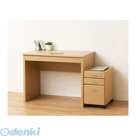 クロシオ 93104 直送 代引不可・他メーカー同梱不可 フェイバーデスク90鍵付 ナチュラル