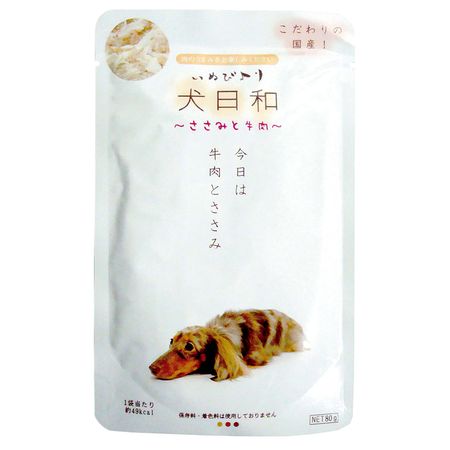 【商品説明】ペット 犬 レトルト パウチ 一般食 おかず ささみ ササミ 笹身 牛 ビーフ 牛肉■牛肉好きのワンちゃんに。素材と嗜好性にこだわったレトルトパウチです。■原材料：鶏ささみ、鶏むね肉、牛肉、鶏レバー、鶏ガラスープ、寒天■保証成分...