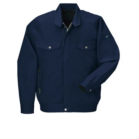【商品説明】■素材：マイルドギャバ■ポリエステル75%　綿25%（再生ポリエステル55%使用）■こだわりの高級感あふれる上質素材　エコ素材■上質！洗練！スタイリッシュ！イタリアンテイストの大人の仕事服！■上質さと洗練さを求め続ける。安心・安全の東レエコ素材使用、フロントファスナー、金属ボタン
