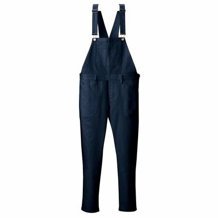 4930269218792 SMART WORK WEAR SW151 メンズオーバーオール 色：インディゴ サイズ：LL