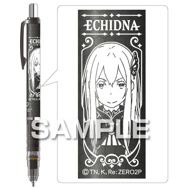 【商品説明】●芯が折れないシャープペンシル、ゼブラのデルガードです。 ●サイズ：全長137．3mm（φ10．3mm）●シャープ芯：0．5mm●替え芯0．5mm：LD6-HB／LD6-B／LD6−2B ●替え消しゴム：E-5A-G（すべてゼブラ社・別売） ●プラスチック製パッケージ入り●MADE IN JAPAN ●(C)長月達平・株式会社KADOKAWA刊／Re:ゼロから始める異世界生活2製作委員会