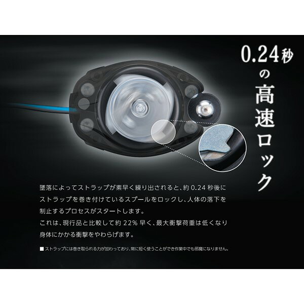 サンコー 安全帯 タイタン HLHW130 REELOCKmini 小型軽量ロック機構付き巻取式ダブルランヤード 使用可能な質量:130kg 兼用 第一種（4kN）JIS T 8165 3