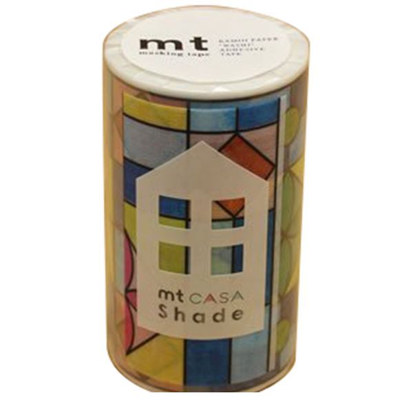 (LINEクーポン有)カモ井 RSX-2 mt CASA Shade チェック 90mmX10m RSX2 ステンドグラス カモイ カモ井加工紙 マスキングテープ インテリア