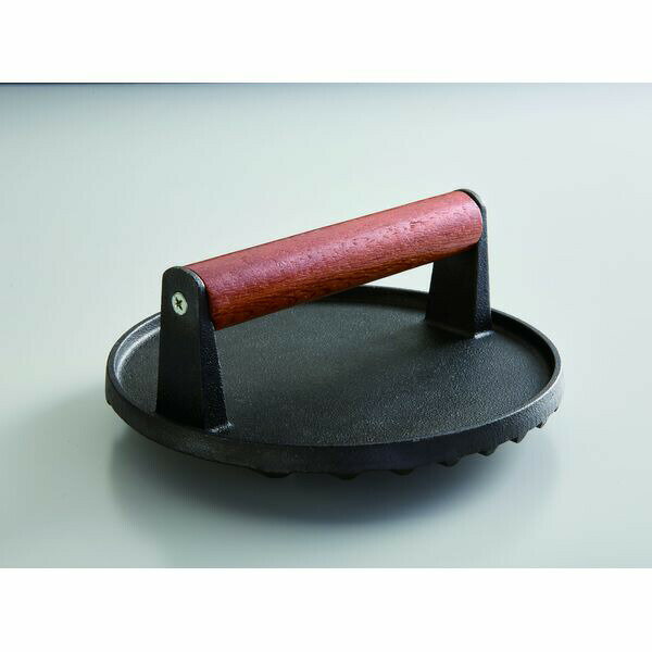 4989918507077 セーブ・インダストリー 鋳物ミートプレス丸型 SV−7077