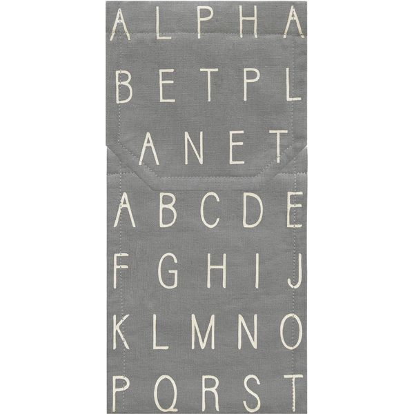 オカトー 005567 Saltoru？ペーパーホルダーカバーアルファベットGRY グレー 塩系インテリア ソルトル ..