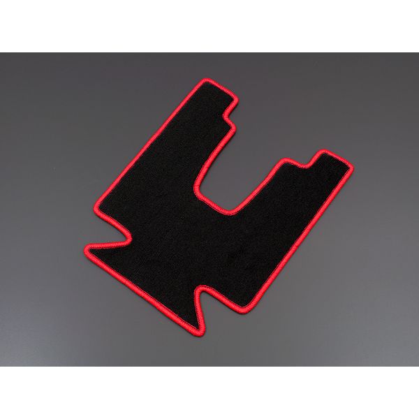 (LINEクーポン有)【個数：1個】ビーナス GCM-003 直送 代引不可・他メーカー同梱不可 G’BASE アルトワークス HA36S リアセンターマット ブラック／レッド GCM003