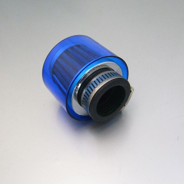 (LINEクーポン有)ALBA アルバ 403-0004 パワーフィルター／スクーター50cc汎用φ35／シースルーブルー 4030004 ホンダ ヤマハ ストリートマジック タクト ライブディオ スズキ