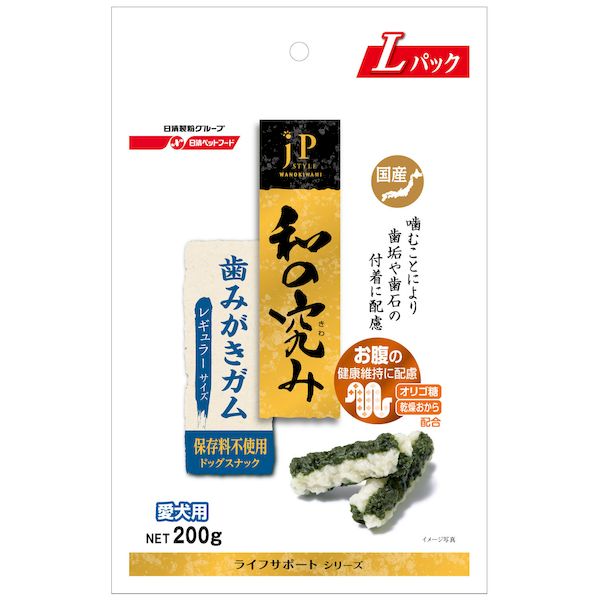 Ball Shape - (LINEクーポン有)日清ペットフード 4902162054630 JP和の究み歯みがきGレギュラー200g