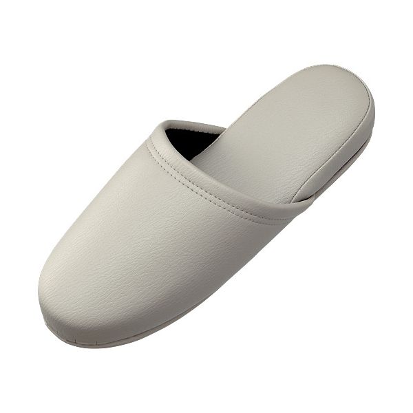 スマートバリュー N117J-WHGY スリッパ10足組 ホワイトグレー N117JWHGY ジョインテックス 抗菌スリッパ SV