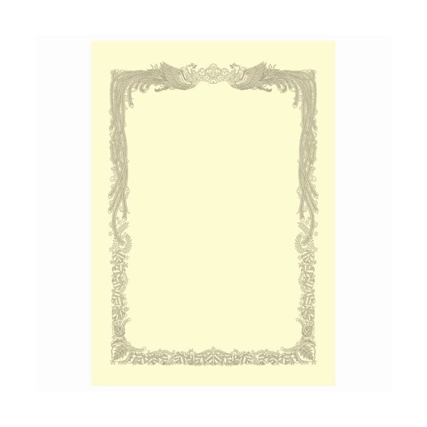 スマートバリュー N150J OA賞状用紙クリーム横書用A4 10枚 ジョインテックス SV