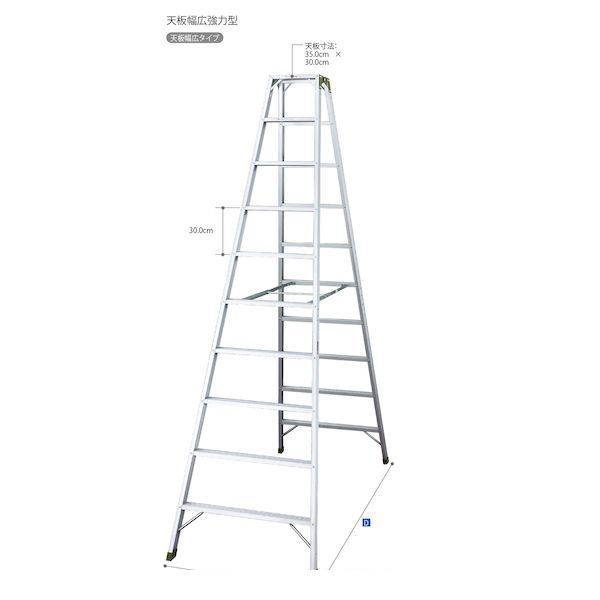 Stepladders - (LINEクーポン有)【個人宅配送不可】長谷川工業 ハセガワ SWH-18 直送 代引不可・他メーカー同梱不可 専用脚立 SWH18