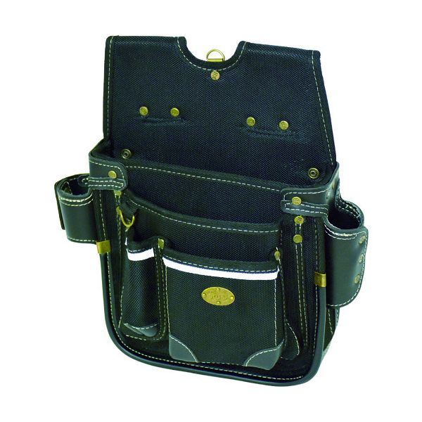 (LINEクーポン有)基陽 1307BZK KH 超気密 釘袋B型 ブラック ネイルバッグ ストロングアリン 超高密ネイルバックB型 KIYO KHストロングアリン