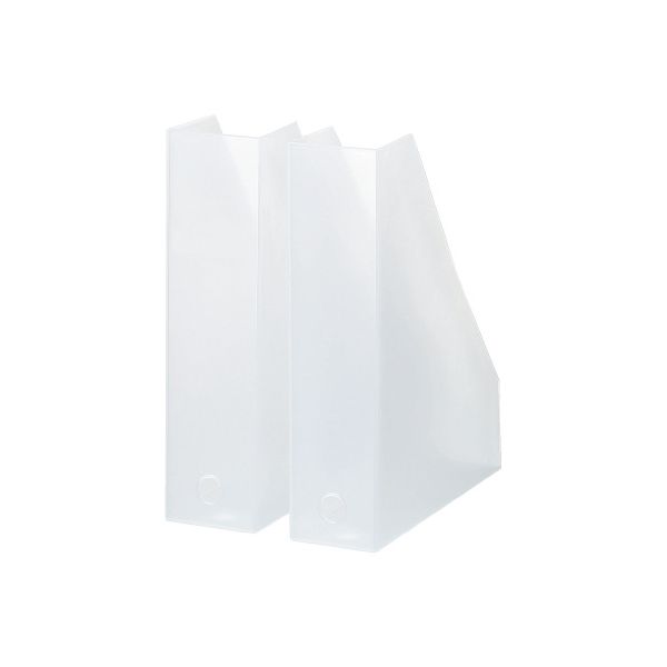 4979625193175 ライクイット A4ファイルボックス2個組LM-19 WH ホワイト