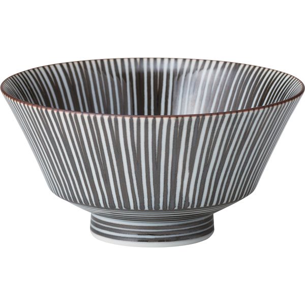 (LINEクーポン有)西海陶器 18165 すゑひろ碗 細十草 L 波佐見焼 飯碗 有田焼としても流通 福峰陶苑すゑひろ碗 電子レンジ使用可 細十草柄 はさみ焼 ご飯茶碗 うつわ 末広碗 和食器 お茶碗 染付 磁器