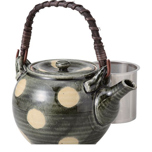 西海陶器 73614 緑釉水玉 SS5号土瓶