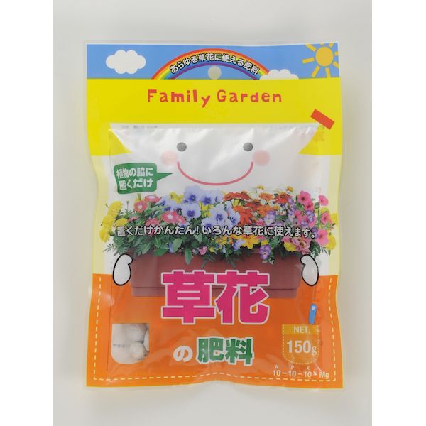 【商品説明】緩効性肥料を資料。あらゆる草花に使えます。