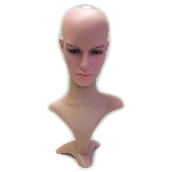 (LINEクーポン有)4562166804954 リアルヘッドマネキン DX−male ウィッグスタンド K−221