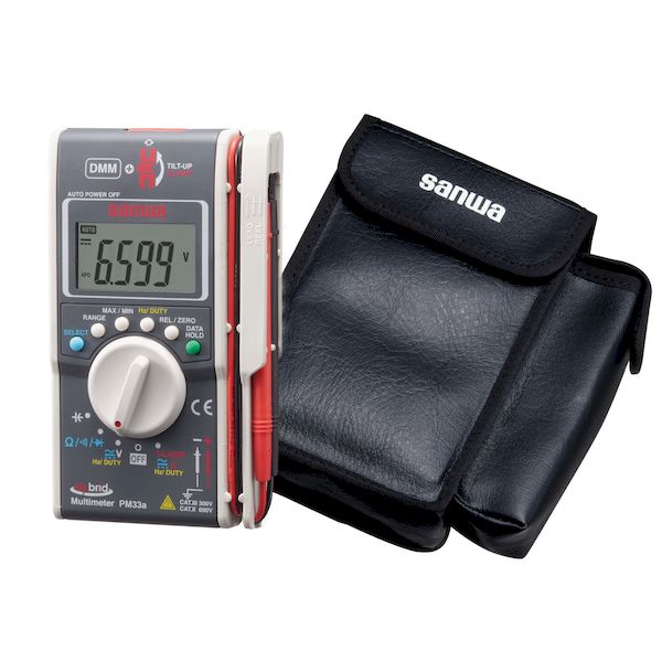 sanwa 三和電気計器 PM33a/C ポケットに入るデジタルマルチメータ＋クランプメータ多機能複合機 ケース..
