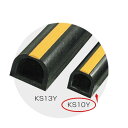 【個数:1個】信栄物産 KS10Y-30 直送 代引不可・他メーカー同梱不可 ターミナルラバー カーストッパー D型ゴム 中空タイプ 100×100 L=300...