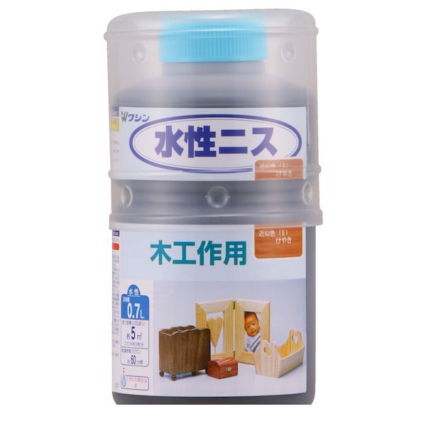 (LINEクーポン有)和信ペイント ワシン 4965405110456 直送 代引不可・他メーカー同梱不可 水性ニス け..