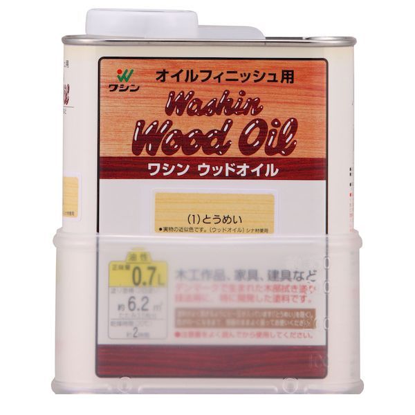和信ペイント ワシン 4965405212532 直送 代引不可・他メーカー同梱不可 ウッドオイル とうめい 0．7L