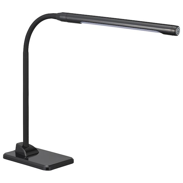 オーム電機 DS-LD42AG-K 【タッチ式】LEDデスクライト 3段階調光／520lm／ブラック DS-LD42AG-K DSLD42AGK OHM