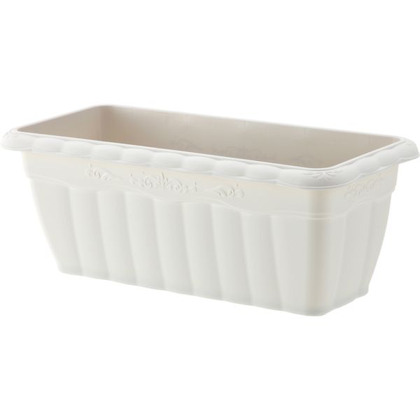 (LINEクーポン有)アップルウェアー 4905980111516 クイーンプランター450型WH ホワイト 園芸用品 アッ..