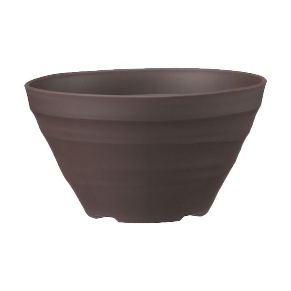 (LINEクーポン有)アップルウェアー 4905980140387 クラフトボール 35型DBR ダークブラウン プラ鉢 プラ..