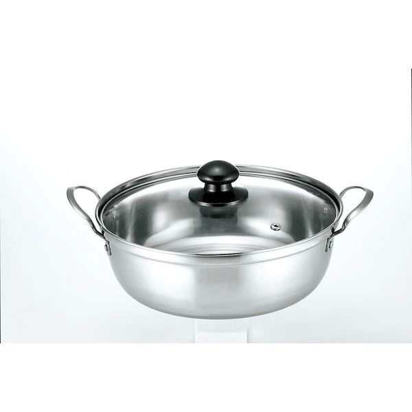 【商品説明】●軽量タイプで扱いやすい。お手入れがしやすく、丈夫でサビにくいステンレス製。●家族だんらんのひとときに。ご家庭で活躍、軽量タイプ。●小さめ＋軽いので、料理に使いやすい。小回りが利き、洗う時のストレスも軽減。●IH対応(100V・200V)、ガスコンロ対応●商品サイズ：305×237×125mm（満水：2.8L）●材質：本体／ステンレス鋼（クロム13％）（底の厚さ：0.5mm）、取手／ステンレス鋼、フタ／全面物理強化ガラス、つまみ／フェノール樹脂FSC−06　四季彩　IH対応　卓上ちゅうぶり鍋　22cm