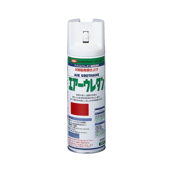 イサムエアゾール 4957945980439 エアーウレタン 315ML シャインレッドP