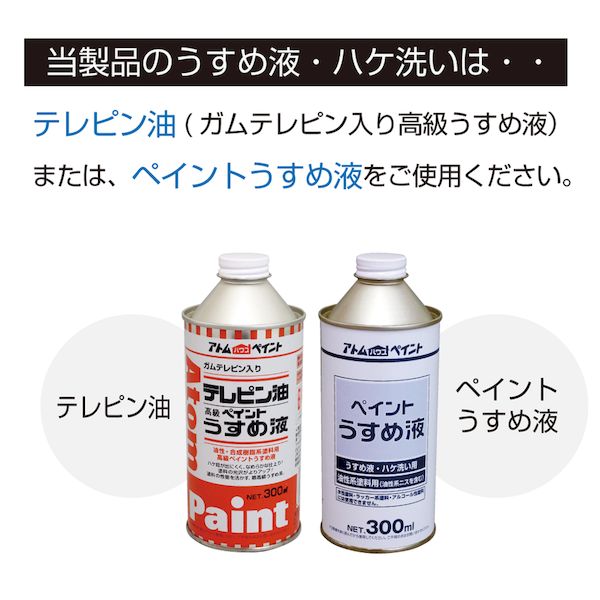 アトムハウスペイント 4971544001203 油性鉄部・木部用 ライフ 200ML つや消し黒 3