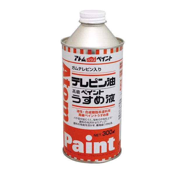 アトムハウスペイント 4971544104027 テレピン油 300ML