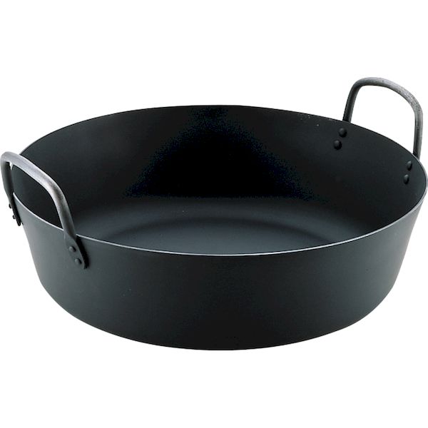 (LINEクーポン有)4905317008380 エムテートリマツ MT IH鉄揚鍋39cm 板厚3．2mm