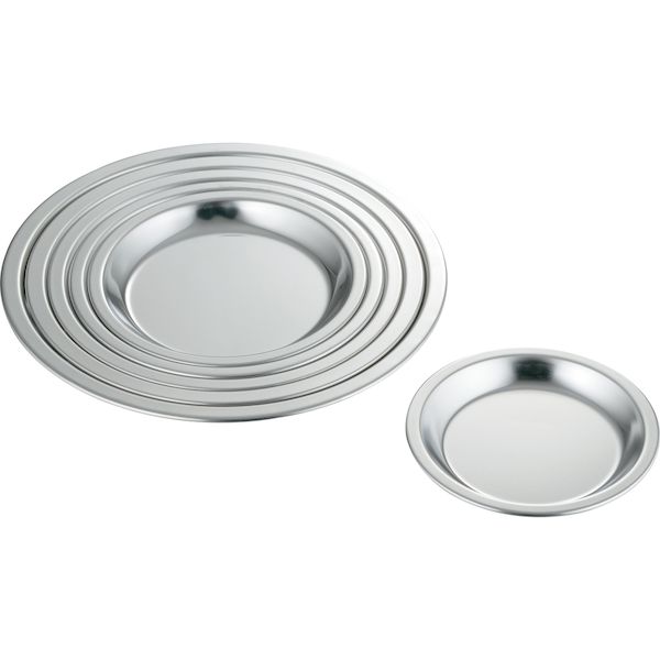 4582130900734 赤川器物製作所 18−0パイ皿 No．4 内147mm AKAGAWA 業務用