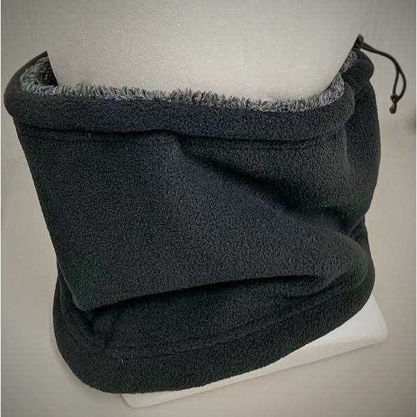 (LINEクーポン有)【個数：1個】ヤマショウ YBK-201BK フリース裏ボアネックウォーマーブラック YBK201BK