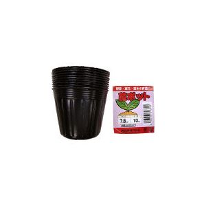 【商品説明】●種まき用ポリポット●材質　PE●サイズ縦_本体（mm）：75●サイズ横_本体（mm）：75●サイズ高さ_本体（mm）：90