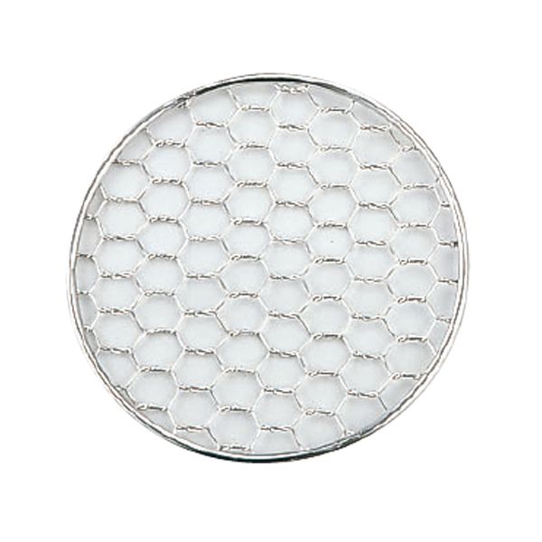 (LINEクーポン有)4967151007974 エムテートリマツ MT 18−8亀甲焼網 丸 小