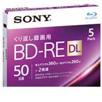 4548736036932 ソニー 録画用BD－RE 50GB 5枚 5BNE2VJPS2