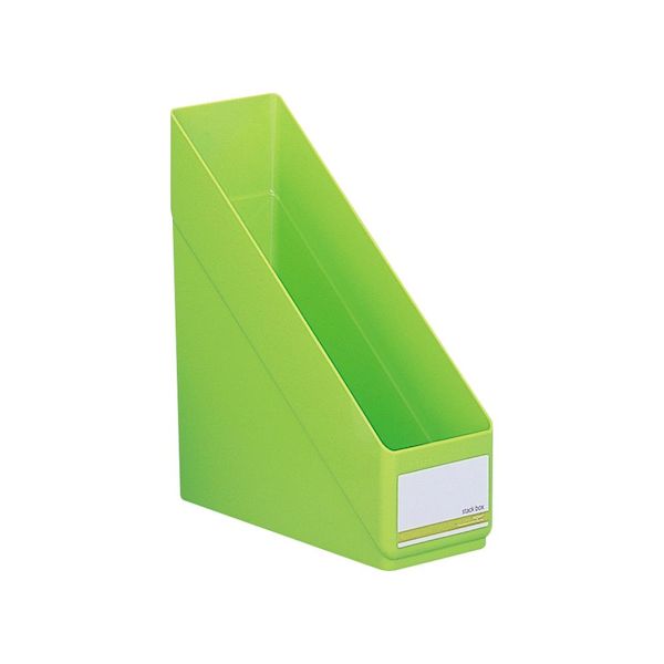 リヒトラブ LIHIT LAB. G1610-6 リクエスト　スタックボックス 縦型 A4 6黄緑 4903419841522